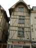  maison à pans de bois vert